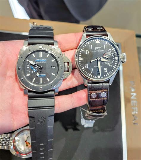 iwc big pilot vs panerai 233